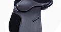 TOP QUALITY SYNTHETIC LEATHER HORSE SADDLE BLACK SUEDE SEAT 14, 15,16 INCH