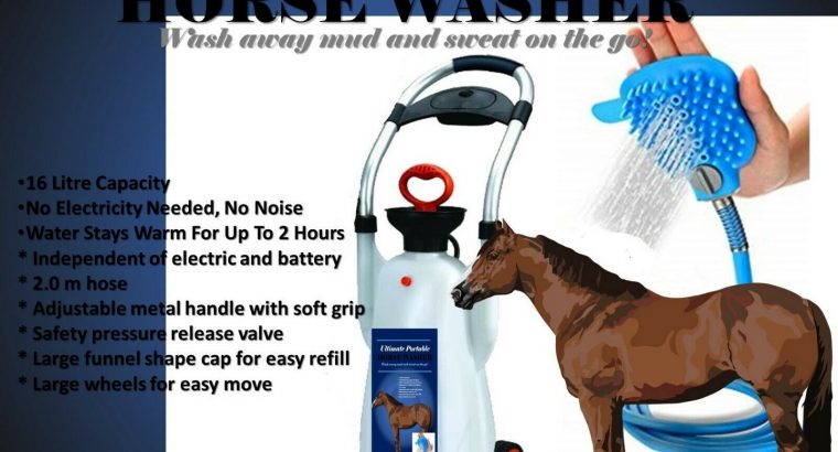 Ultimate Portable HORSE WASHER Horse Shower Hot Shower + FREE UK POSTAGE!