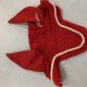 Red saddle Pad, Crop and Fly Veil
